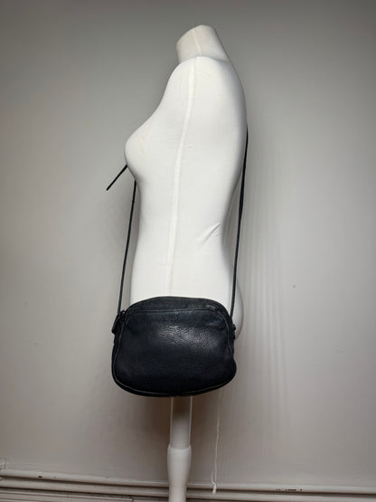 Vintage Givenchy 4G Leather Crossbody / Shoulder Bag Black