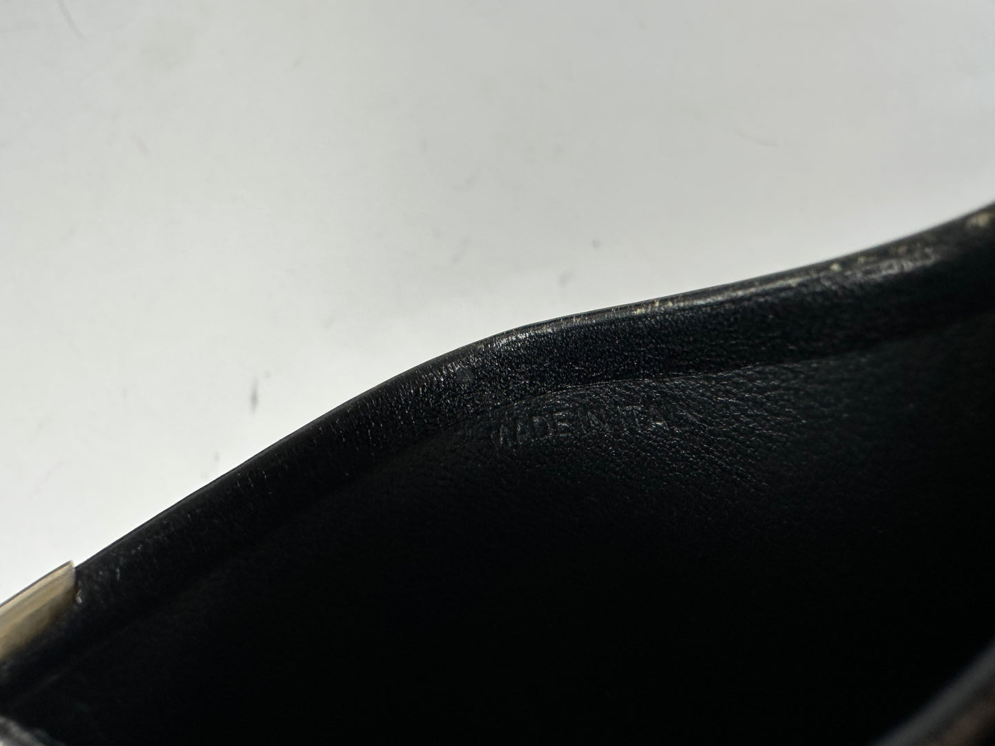 Vintage Givenchy Leather Card Holder Black