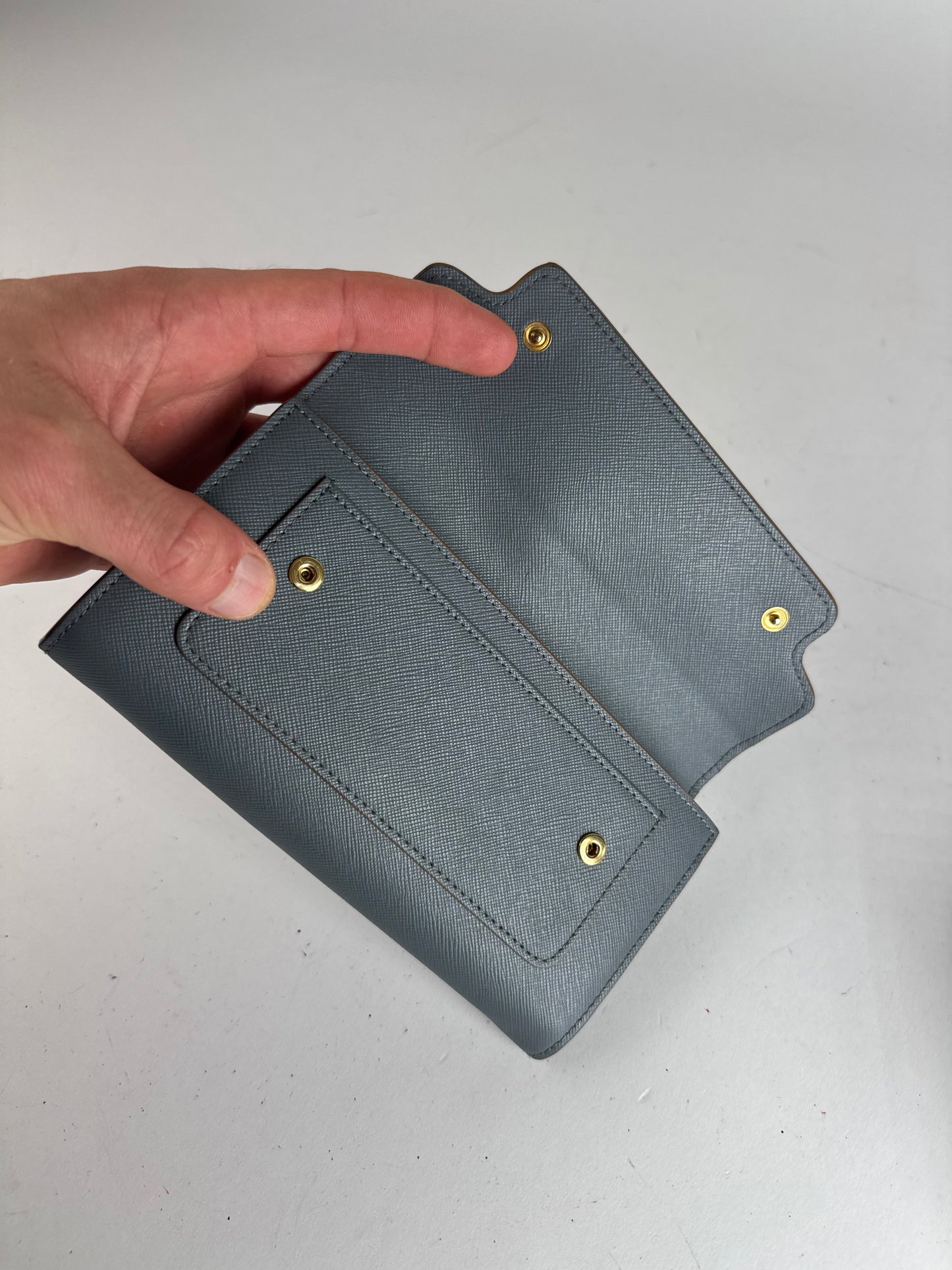 Vintage Marni Leather Wallet Blue