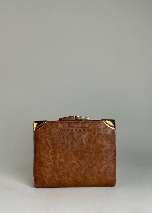 Vintage Givenchy Leather Wallet Brown