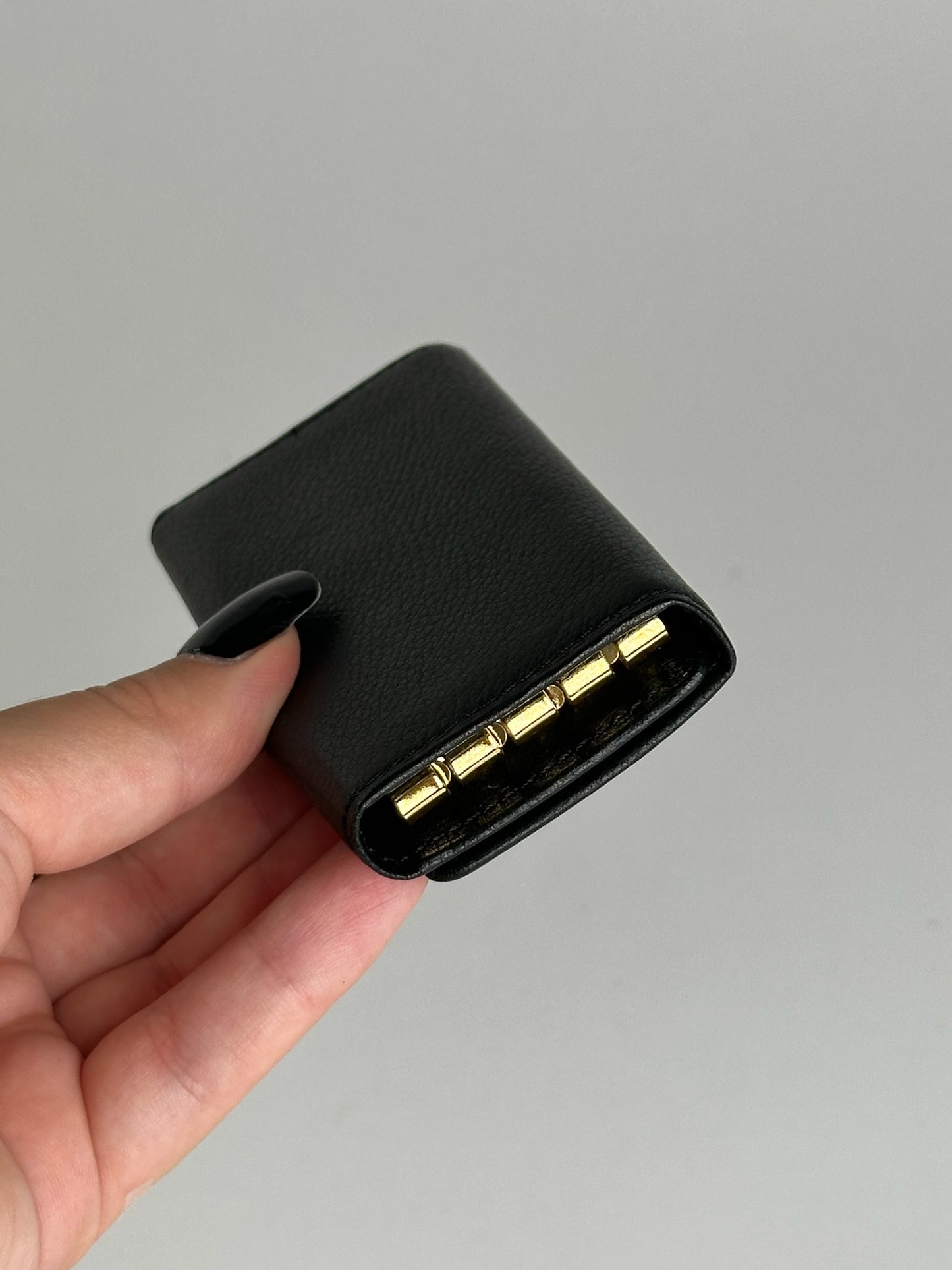 Vintage Givenchy Leather key holder black