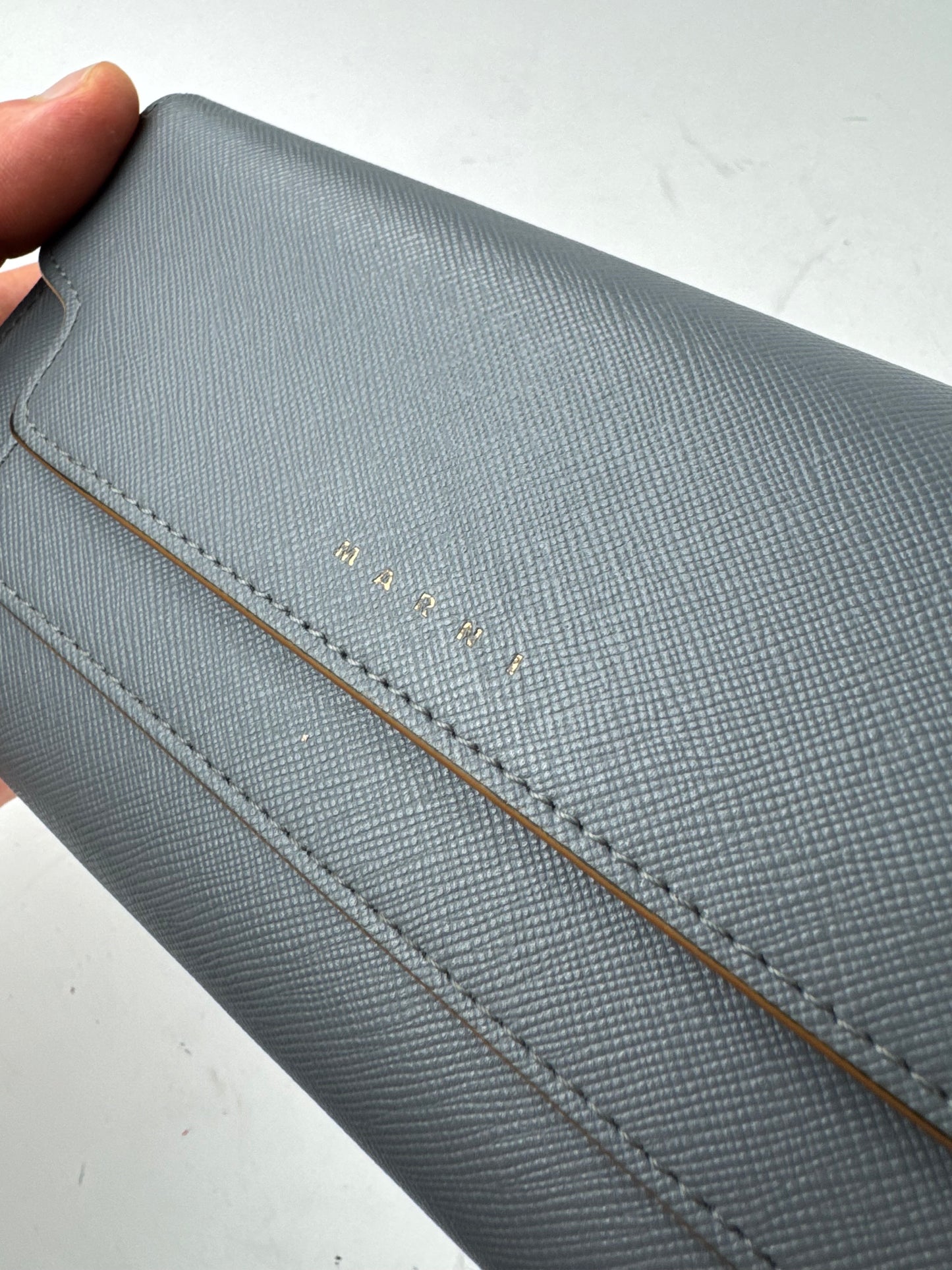 Vintage Marni Leather Wallet Blue