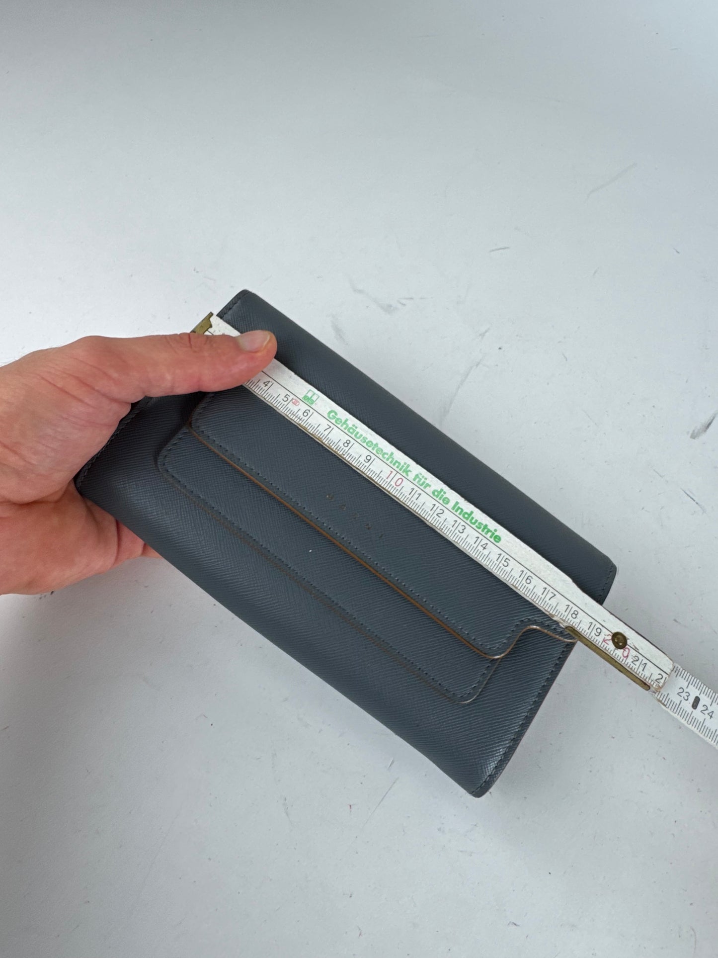 Vintage Marni Leather Wallet Blue