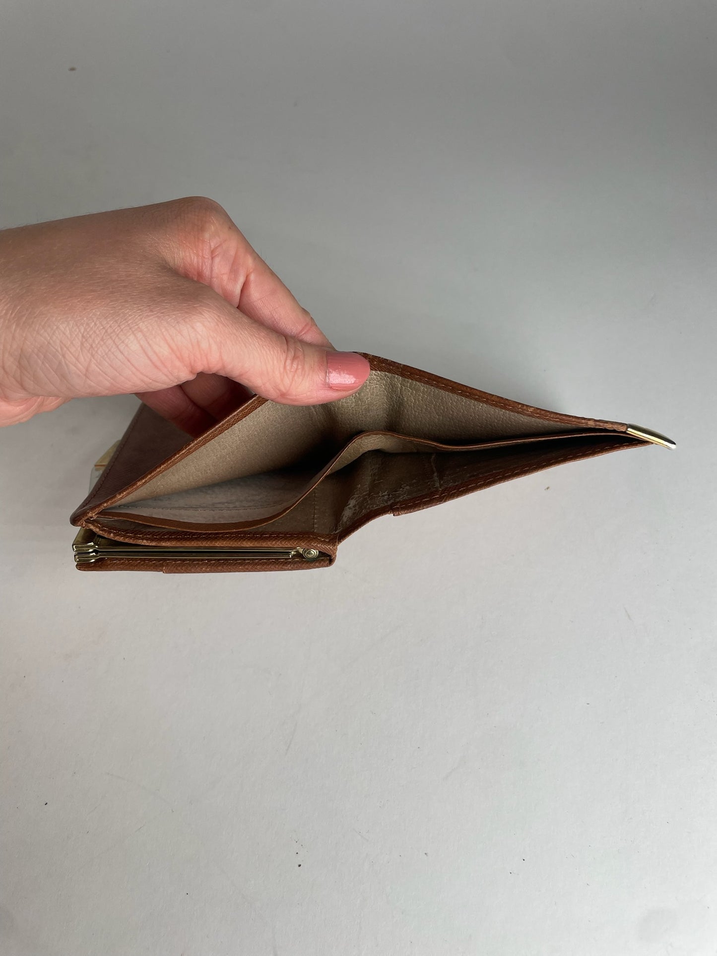 Vintage Givenchy Leather Wallet Brown