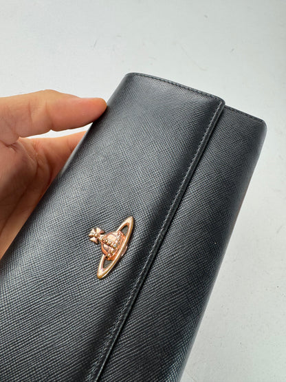 Vintage Vivienne Westwood Leather Wallet Black