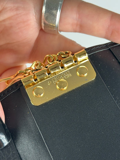 Vintage Givenchy Leather key holder black