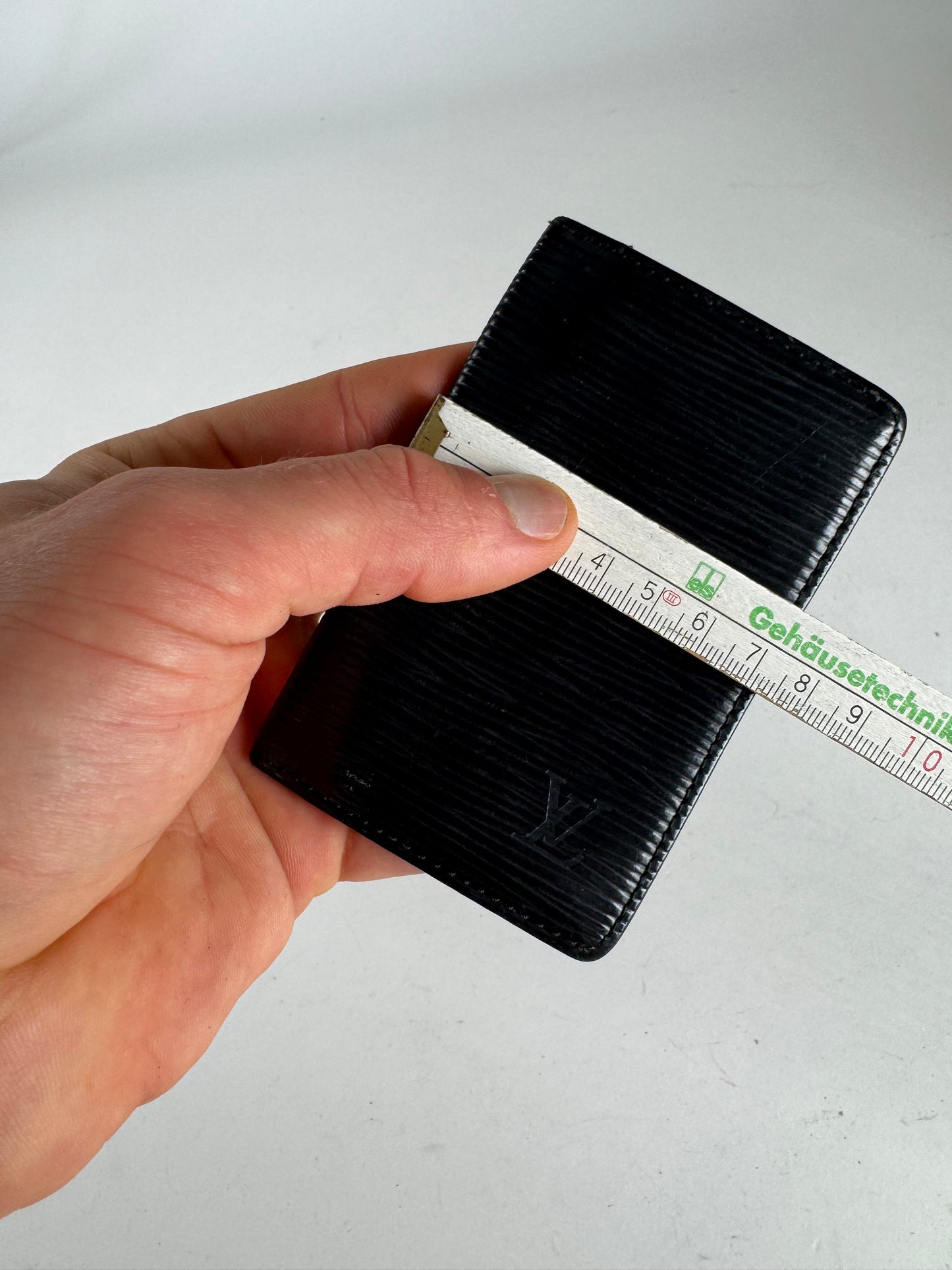 Vintage Louis Vuitton EPI Leather Card Holder Black