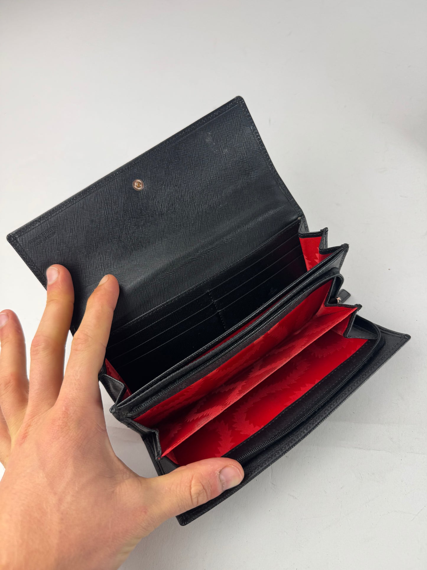 Vintage Vivienne Westwood Leather Wallet Black
