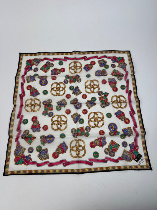 Vintage Celine Scarf Multicolor