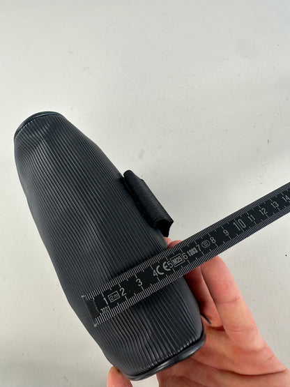 Vintage Issey Miyake Embossed Logo Pouch Black Synthetic