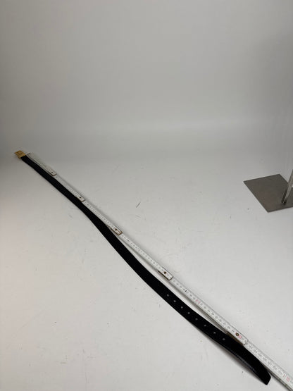 Vintage Celine Carriage Leather Belt black