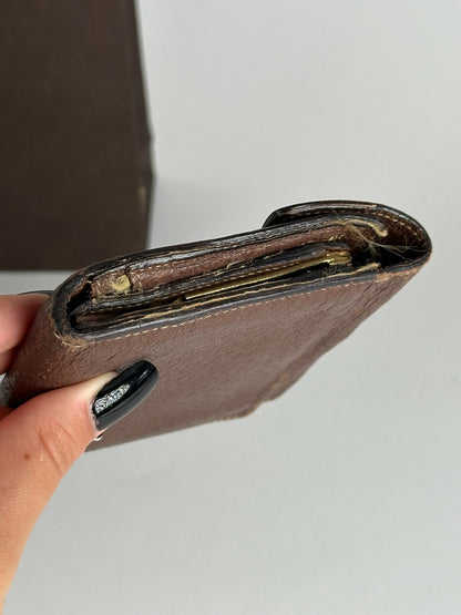 Vintage Gucci Horsebit Leather Wallet Brown