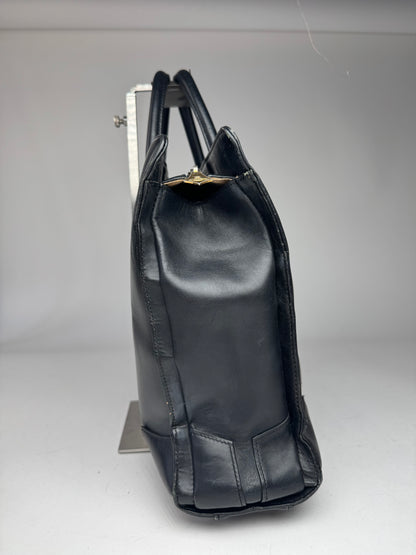 Vintage Vivienne Westwood Leather Bag Black