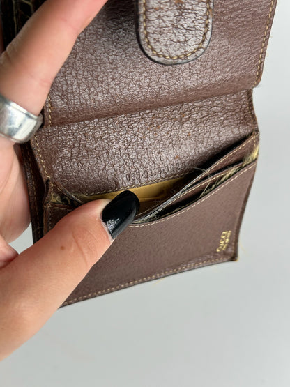Vintage Gucci Horsebit Leather Wallet Brown