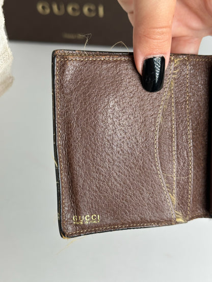 Vintage Gucci Horsebit Leather Wallet Brown