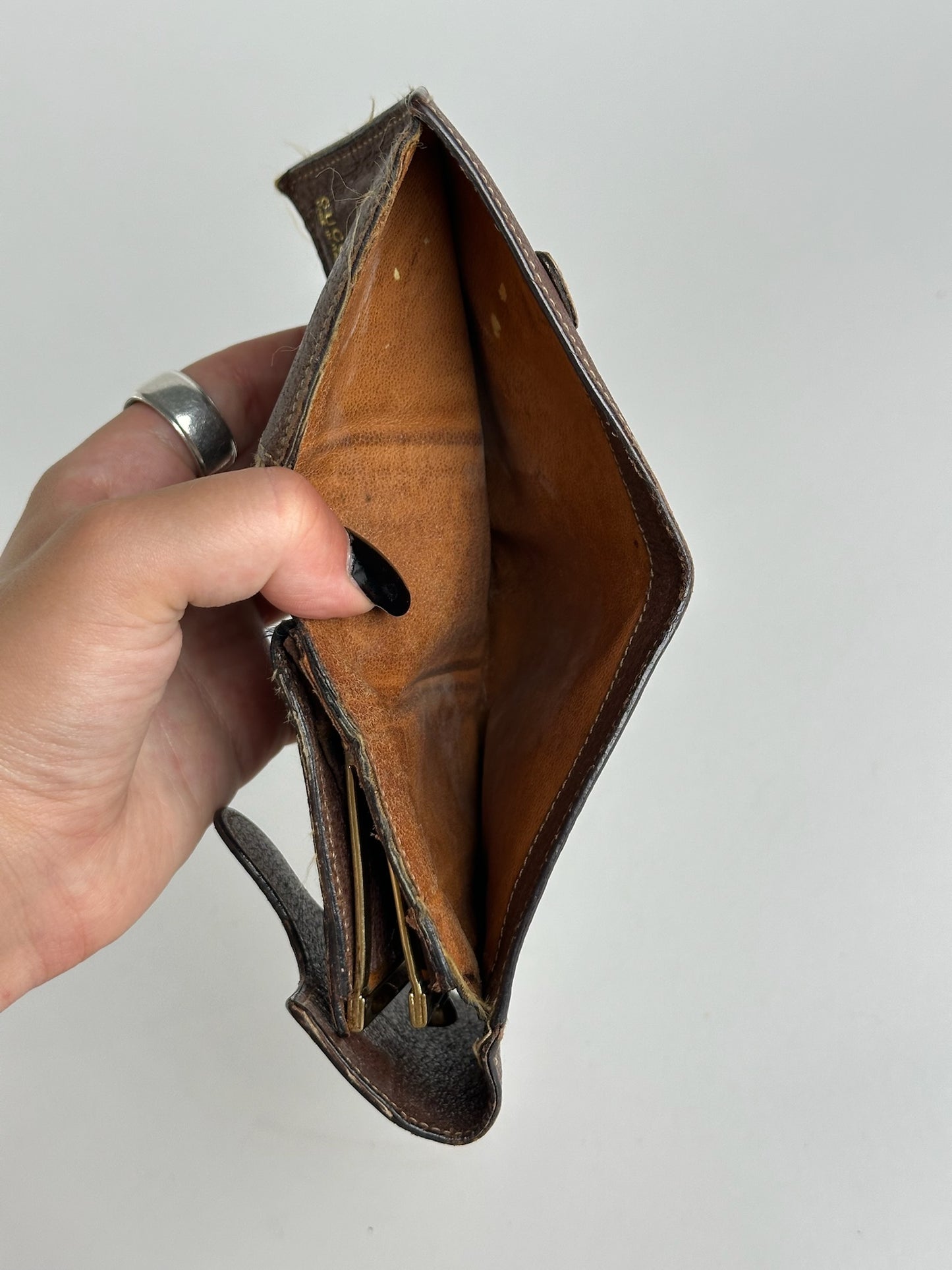 Vintage Gucci Horsebit Leather Wallet Brown