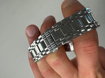 Vintage Vivienne Westwood Stainless Steel Bracelet Watch Black Silver