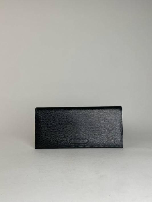 Vintage Givenchy Leather ID Holder Black