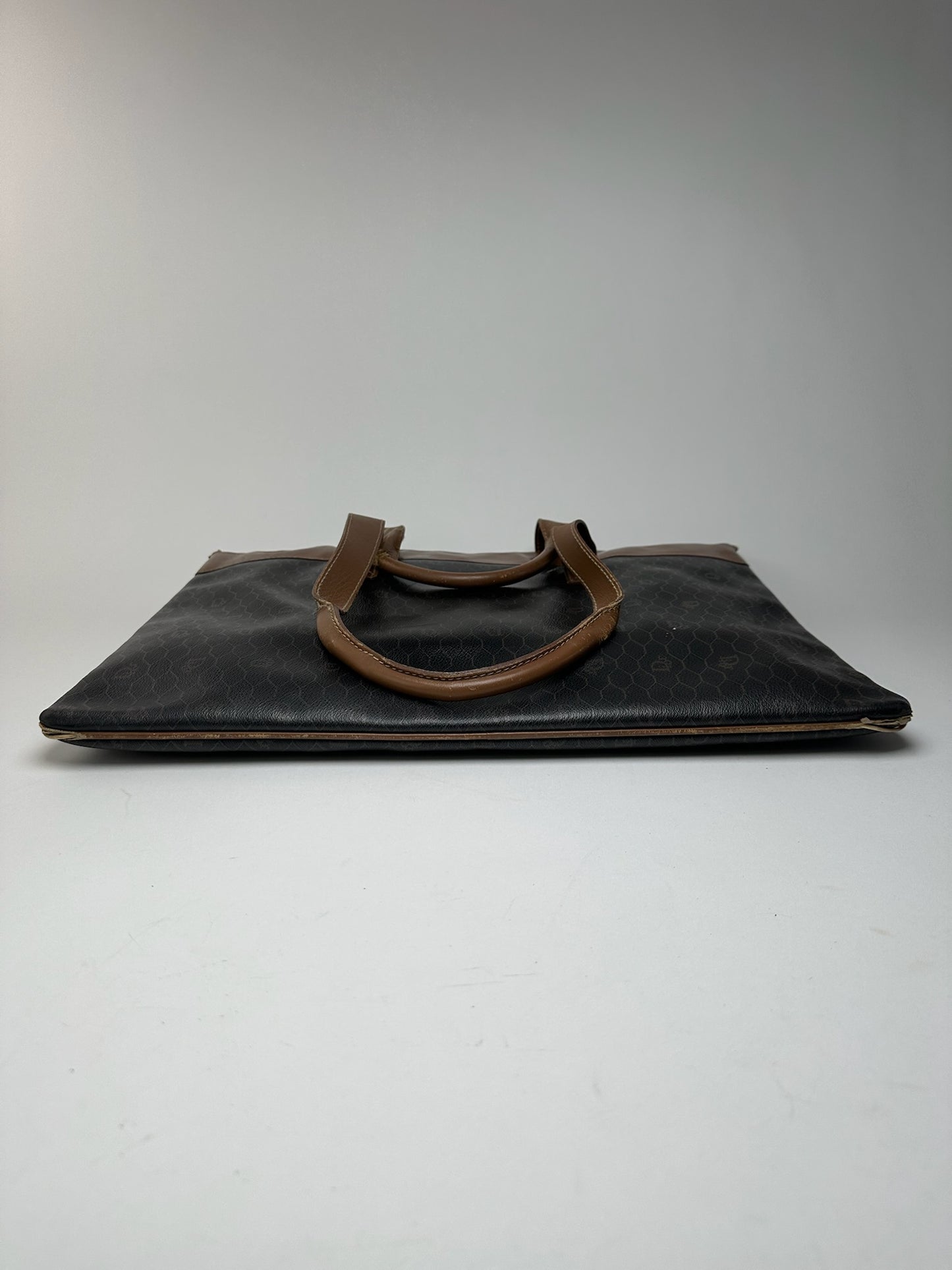 Sac de voyage vintage Dior Monogram Beige Marron