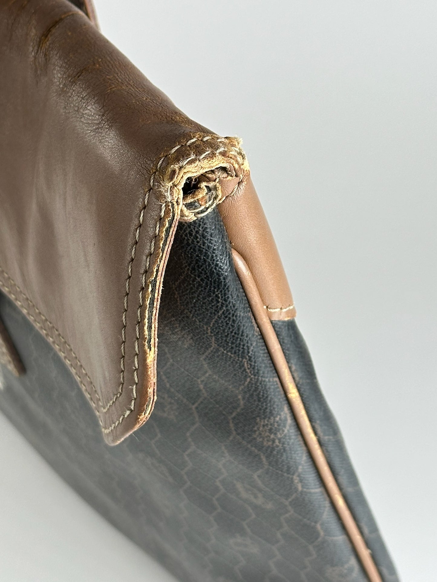 Sac de voyage vintage Dior Monogram Beige Marron