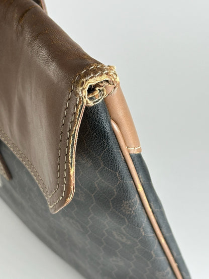 Sac de voyage vintage Dior Monogram Beige Marron