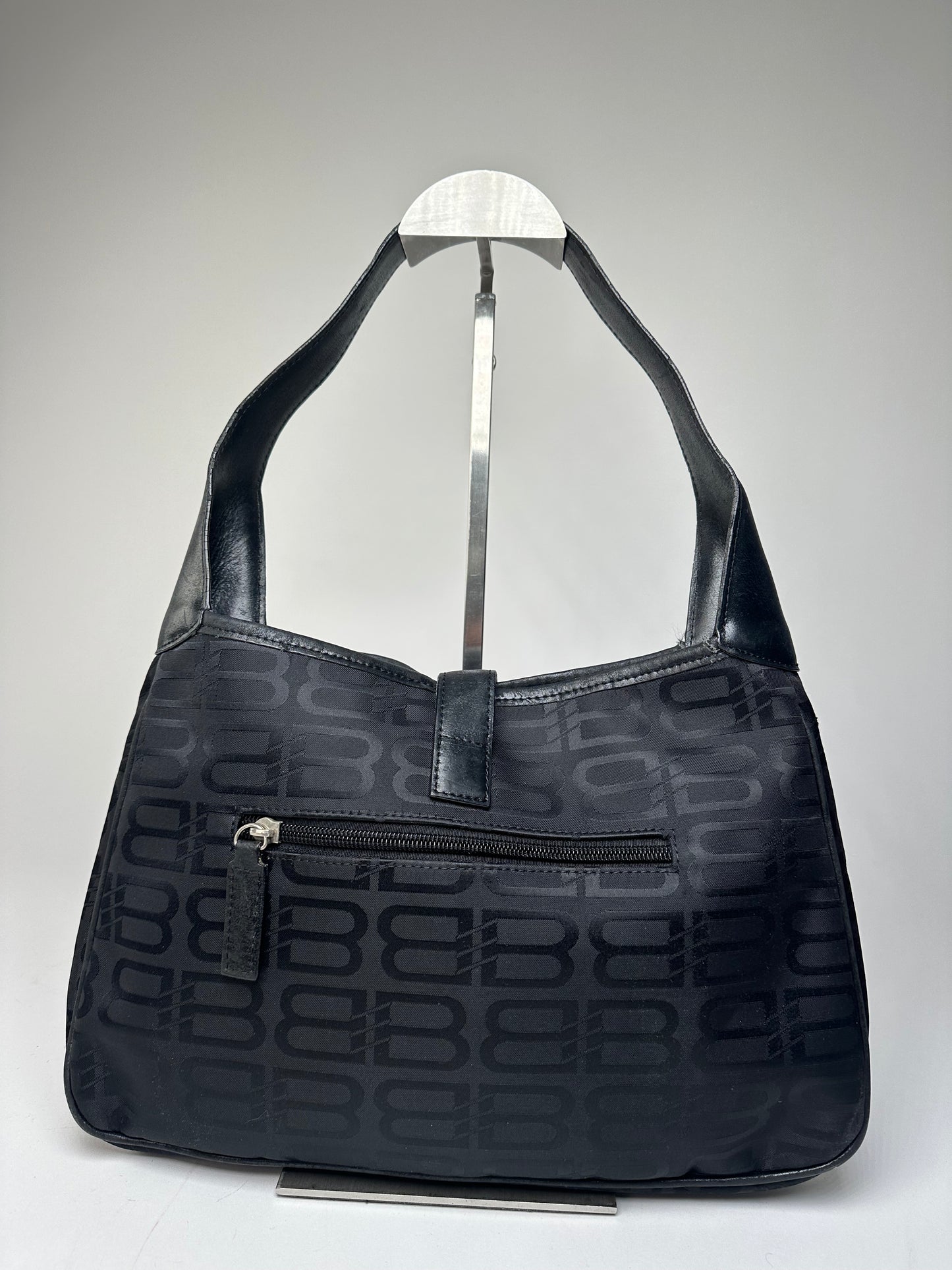 Vintage Balenciaga Monogram Handbag Black