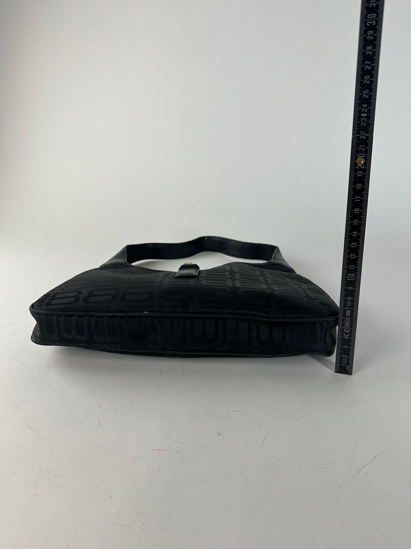 Vintage Balenciaga Monogram Handbag Black