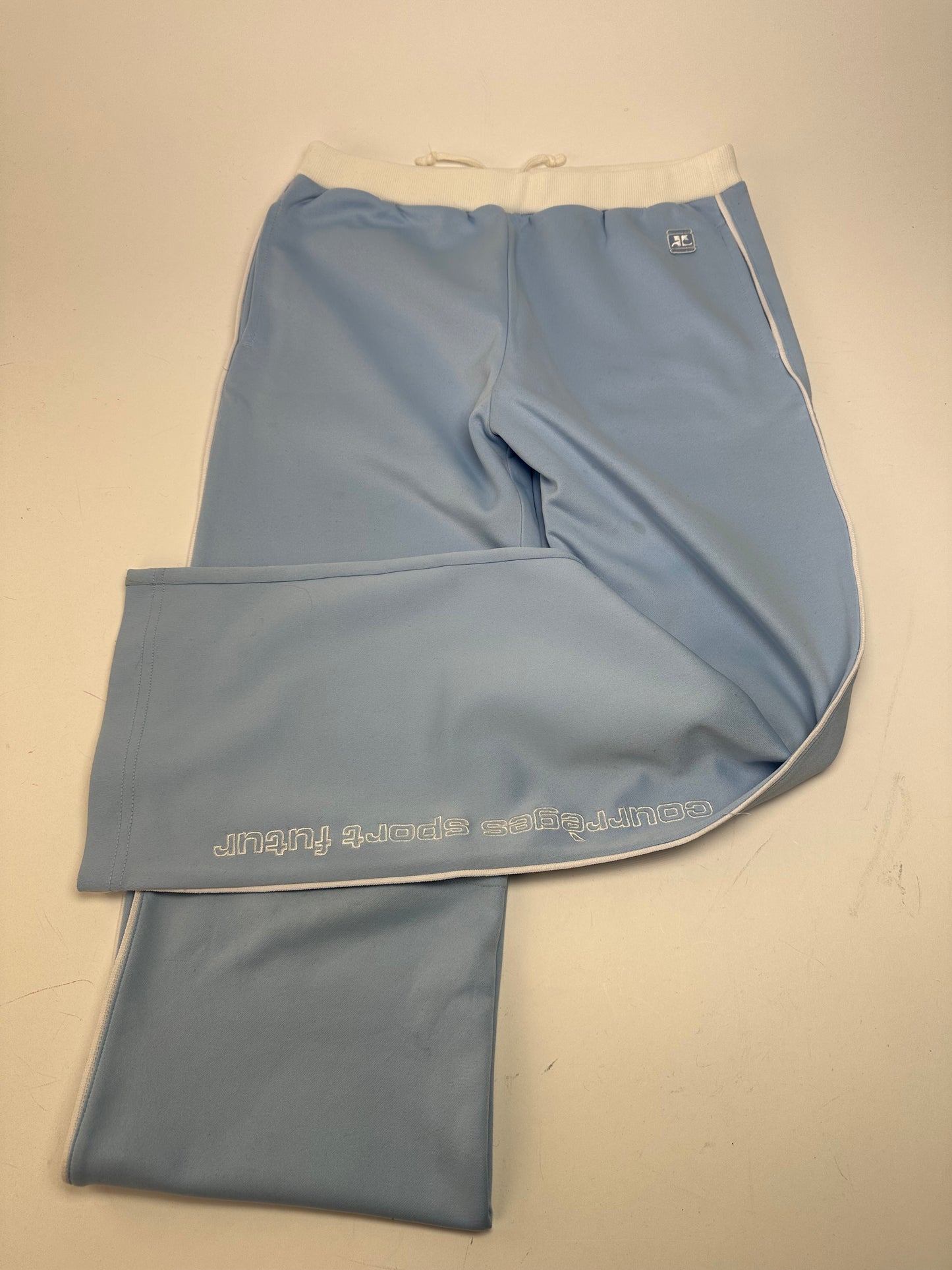 Vintage Courreges Paris Light Blue Trackpants M