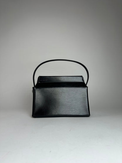 Vintage Givenchy Patent Leather Handbag Black