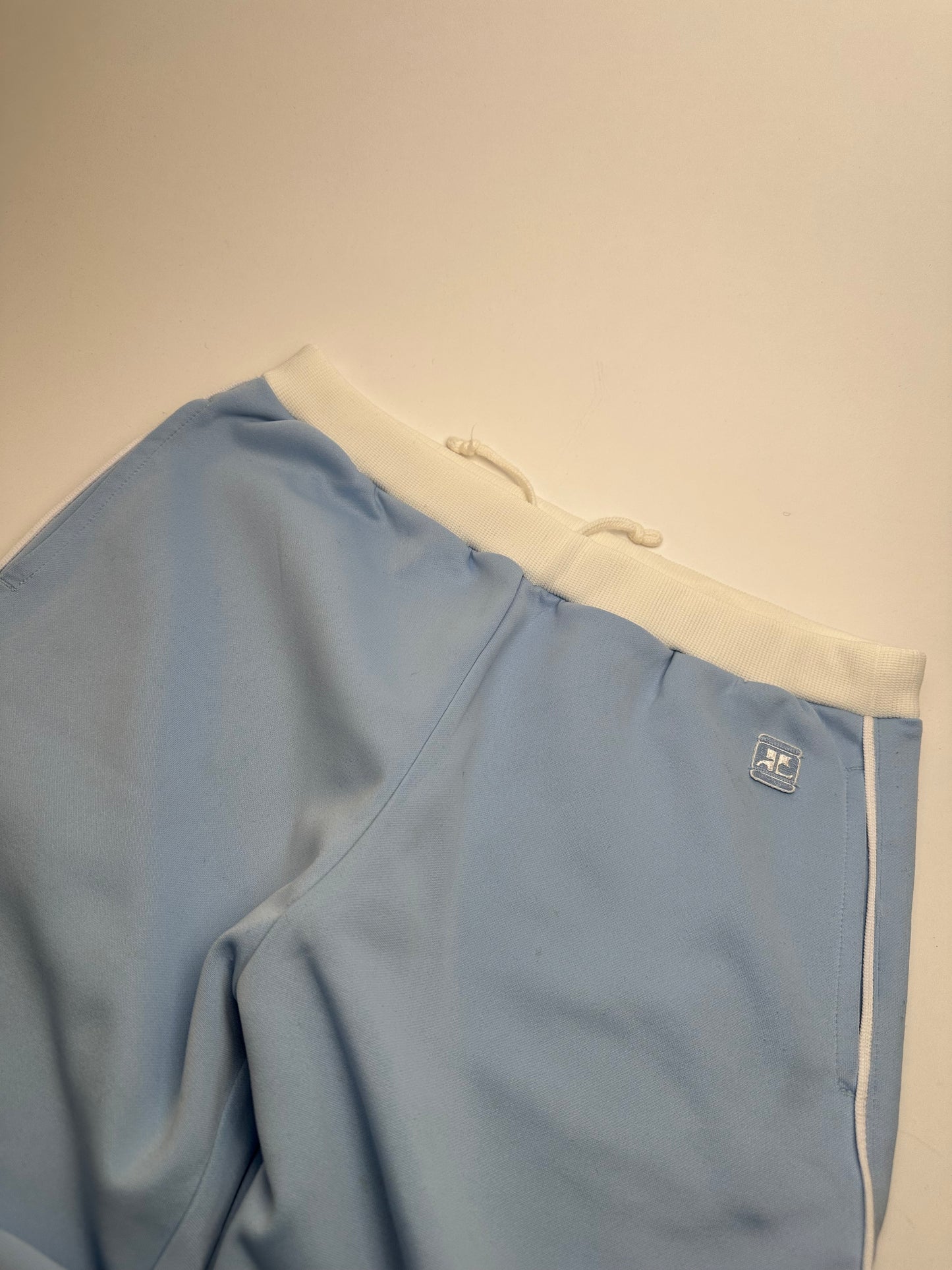 Vintage Courreges Paris Light Blue Trackpants M