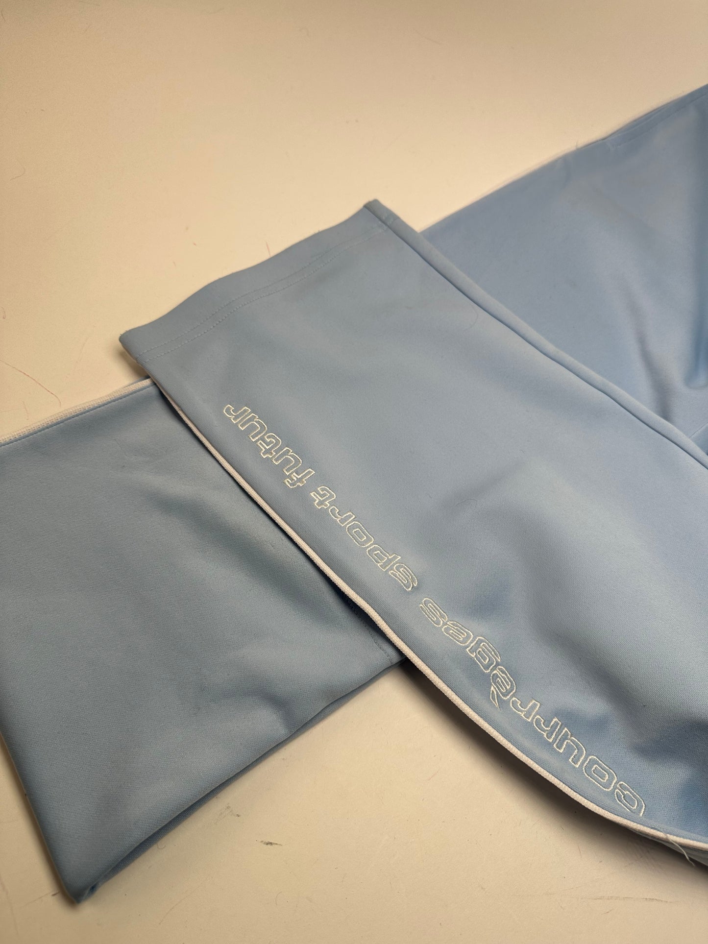 Vintage Courreges Paris Light Blue Trackpants M