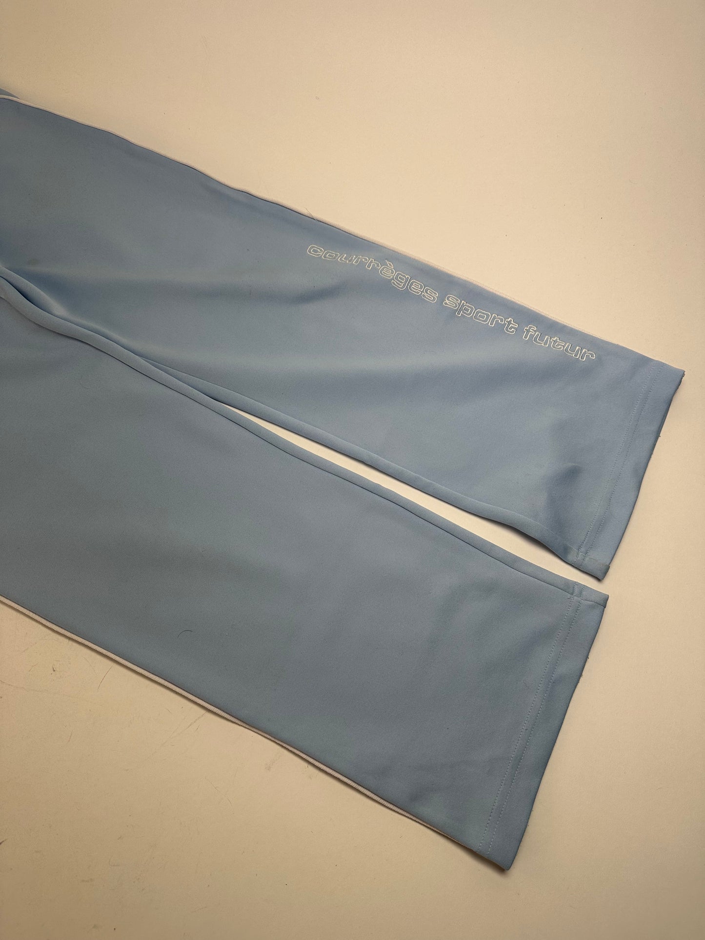 Vintage Courreges Paris Light Blue Trackpants M