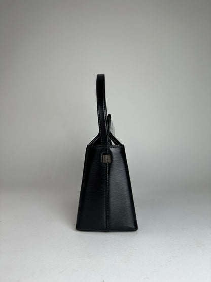 Vintage Givenchy Patent Leather Handbag Black