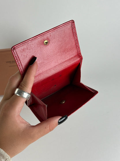 Vintage Louis Vuitton EPI Leather wallet red