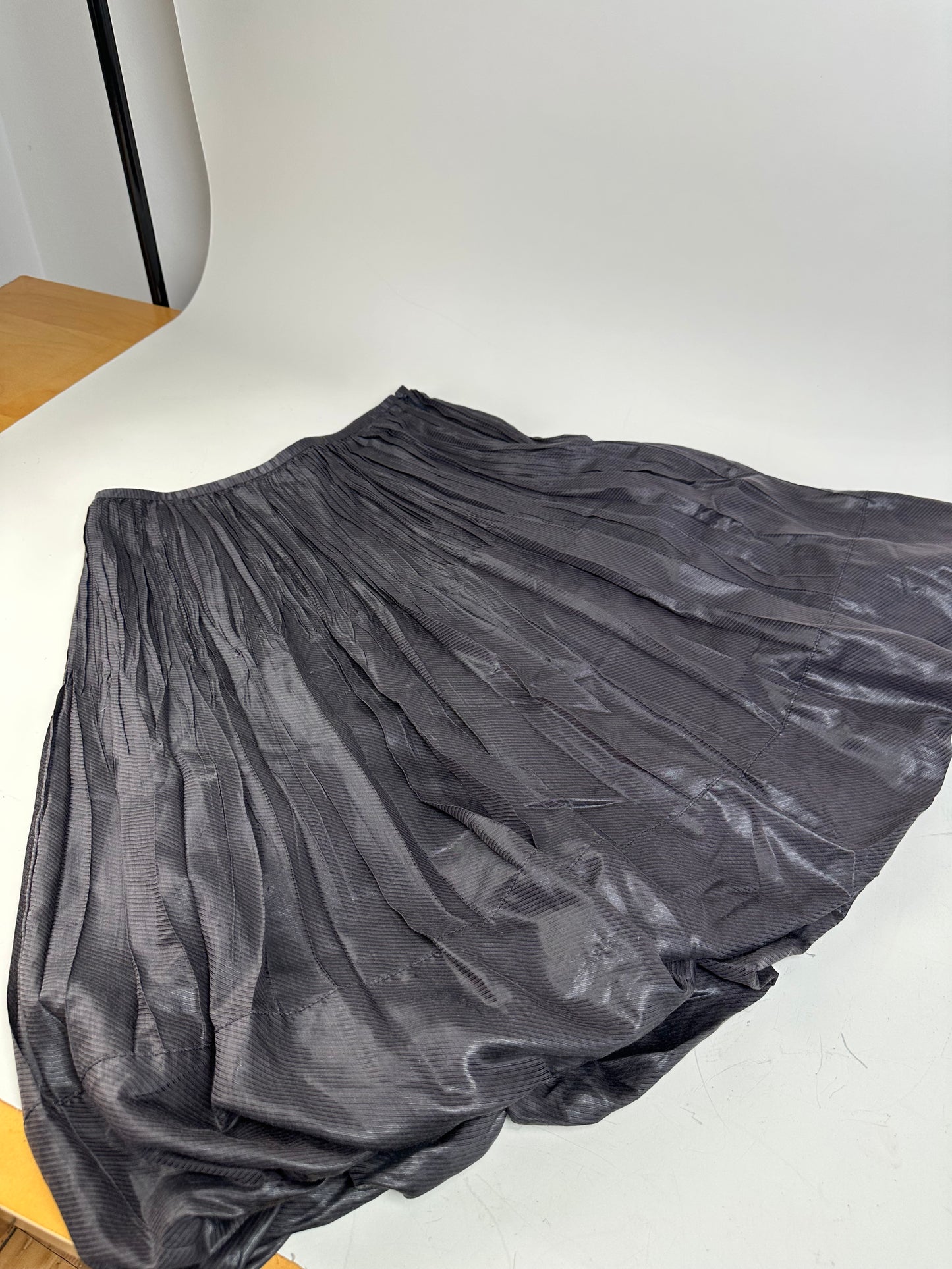 Vintage Burberry Skirt Charcoal Grey M