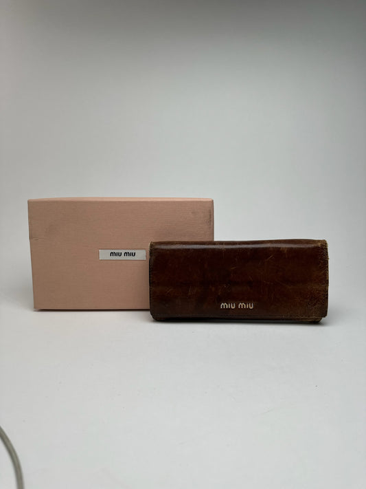 Vintage Miu Miu Leather wallet brown