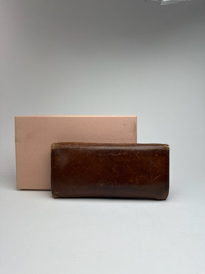 Vintage Miu Miu Leather wallet brown