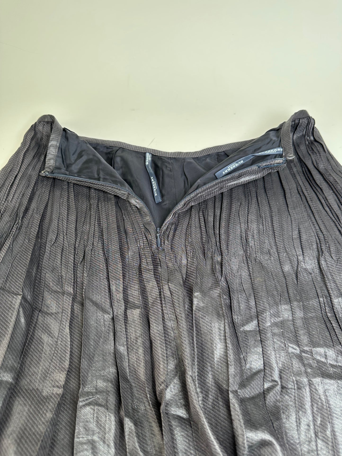 Vintage Burberry Skirt Charcoal Grey M