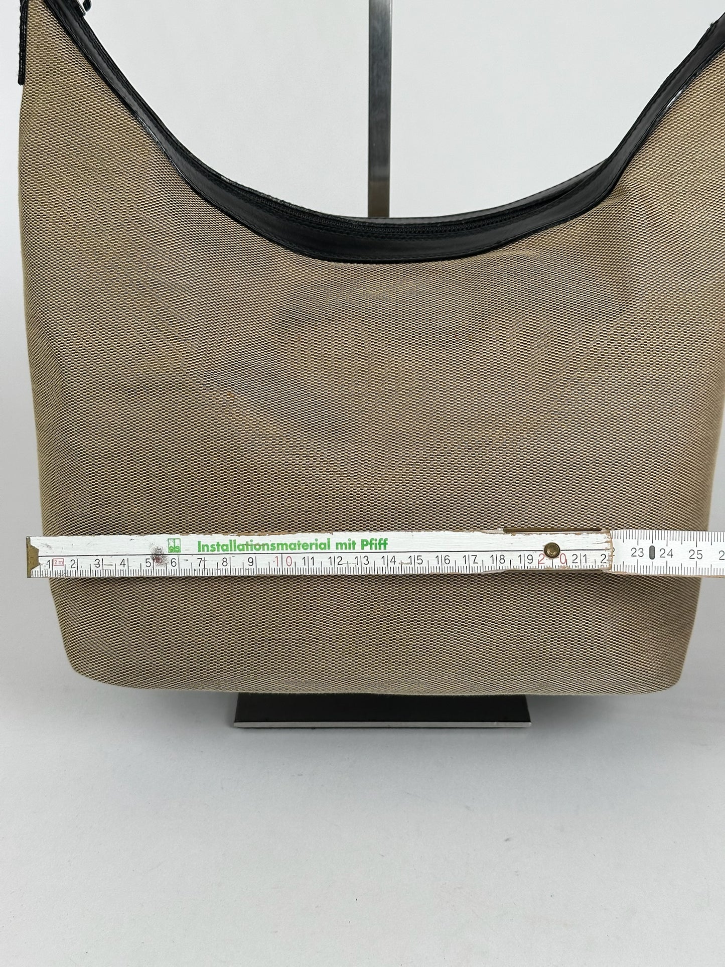 Vintage Gucci Top Handler Handbag Gray