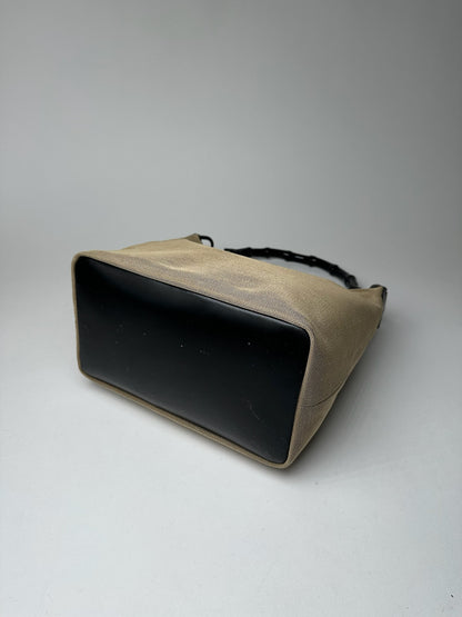 Vintage Gucci Top Handler Handbag Gray