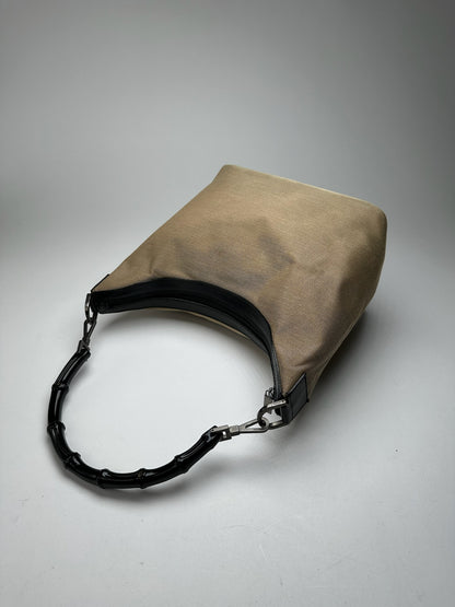 Vintage Gucci Top Handler Handbag Gray