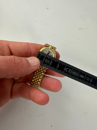 Vintage Givenchy Stainless Steel Bracelet Watch Gold Silver