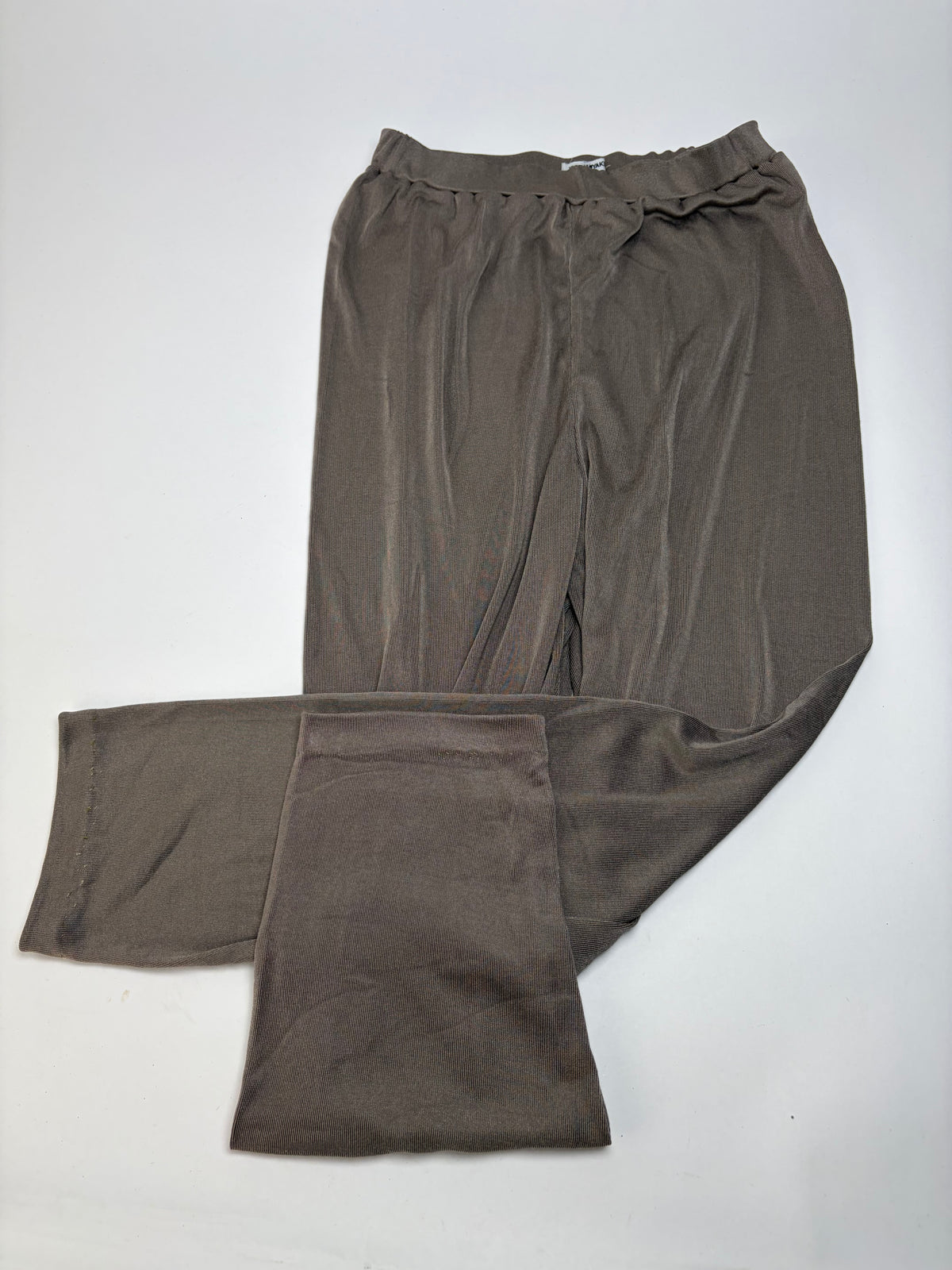 Vintage Issey Miyake Straight-Leg Pants Taupe M