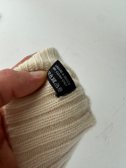 Vintage Gucci Cashmere Beanie M Cream