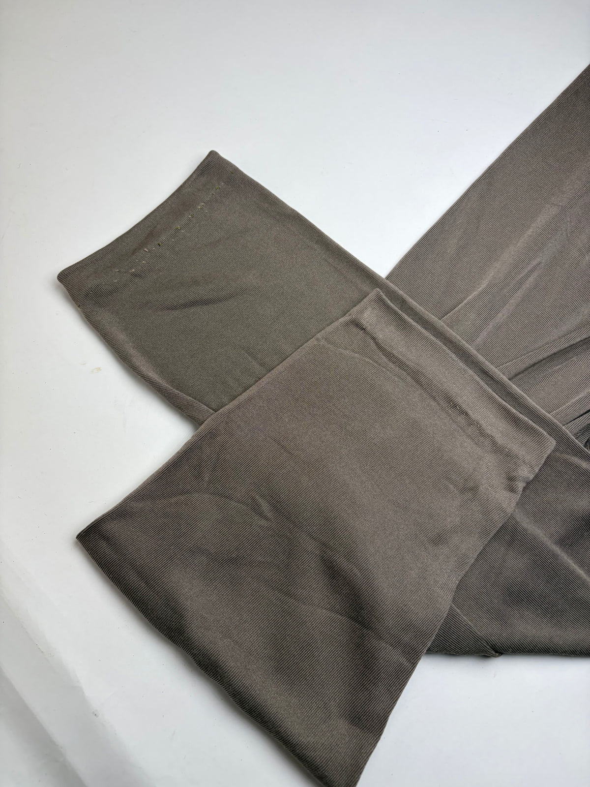 Vintage Issey Miyake Straight-Leg Pants Taupe M