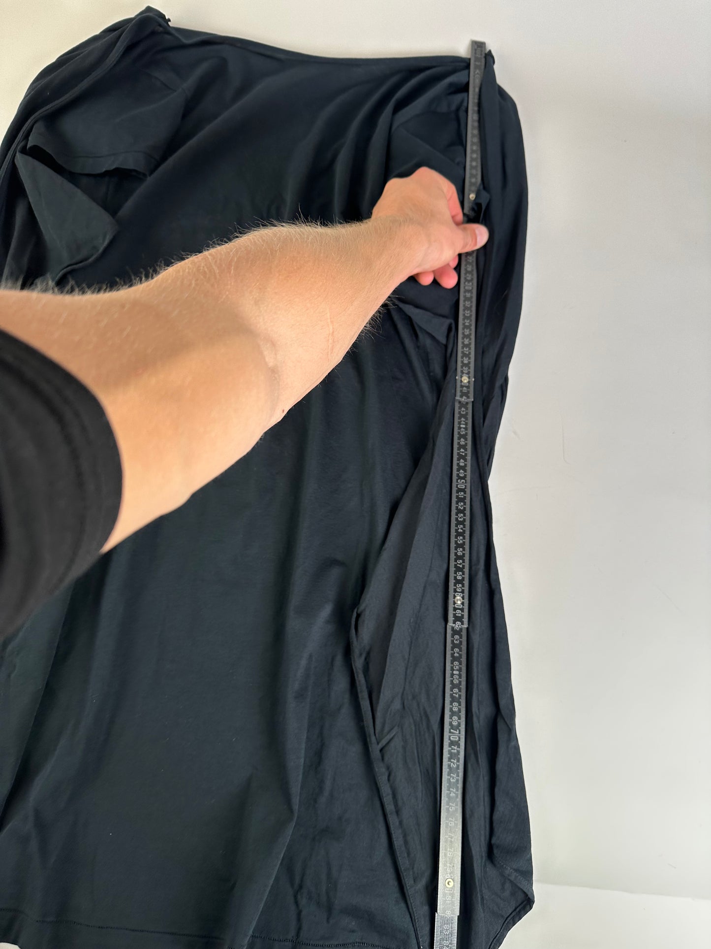 Vintage Saint Laurent Cotton Dress Black M