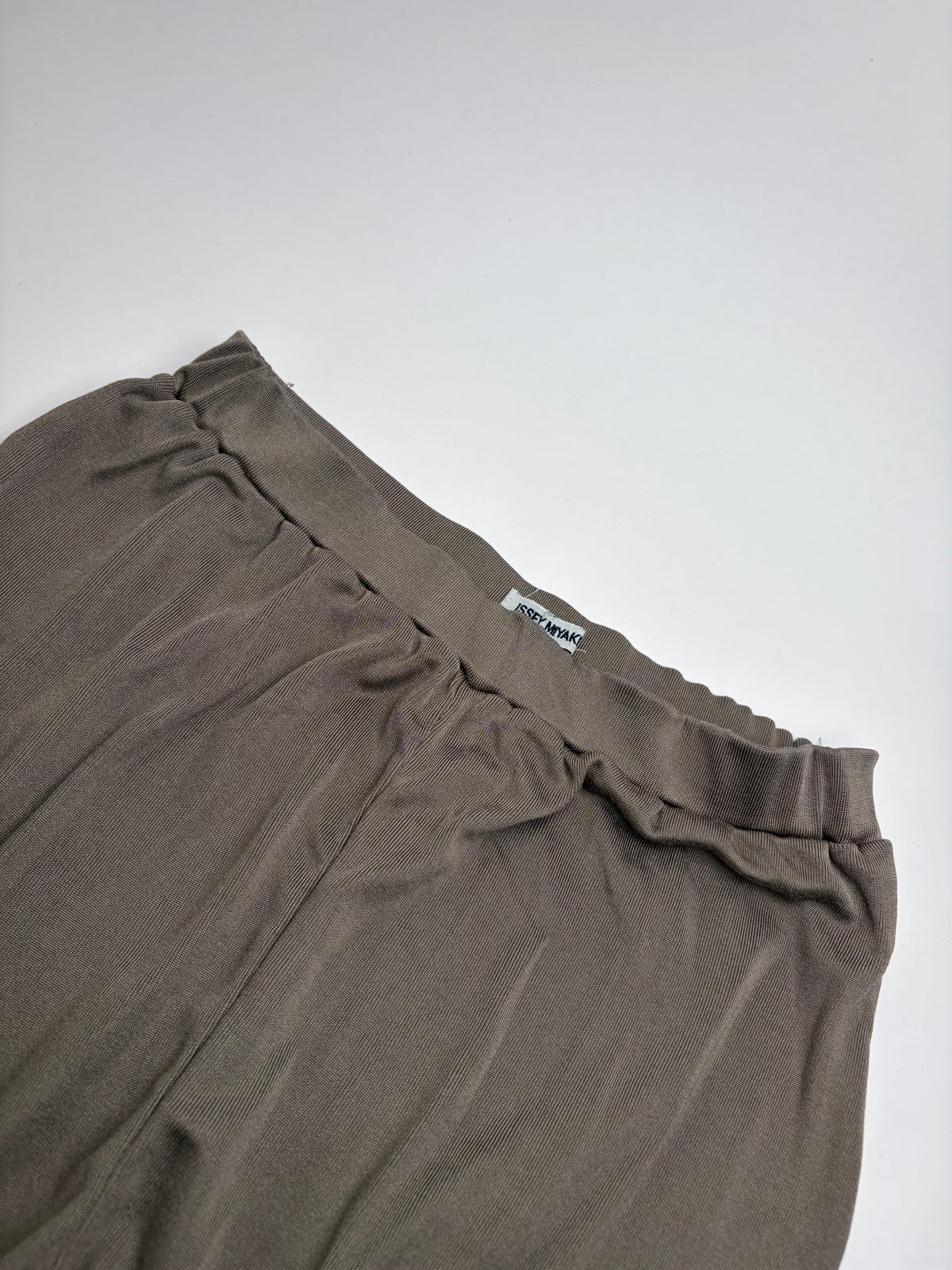 Vintage Issey Miyake Straight-Leg Pants Taupe M