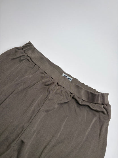 Vintage Issey Miyake Straight-Leg Pants Taupe M