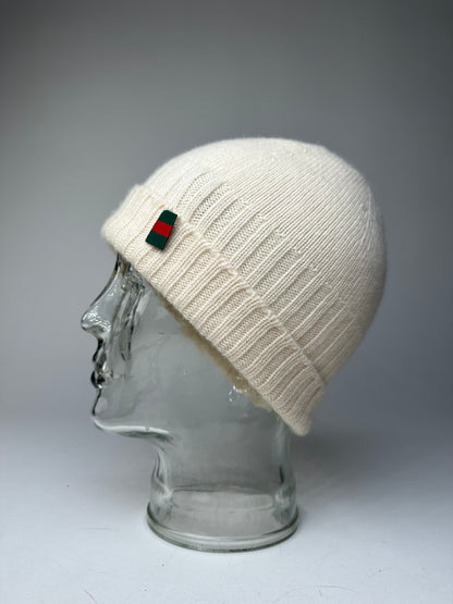 Vintage Gucci Cashmere Beanie M Cream