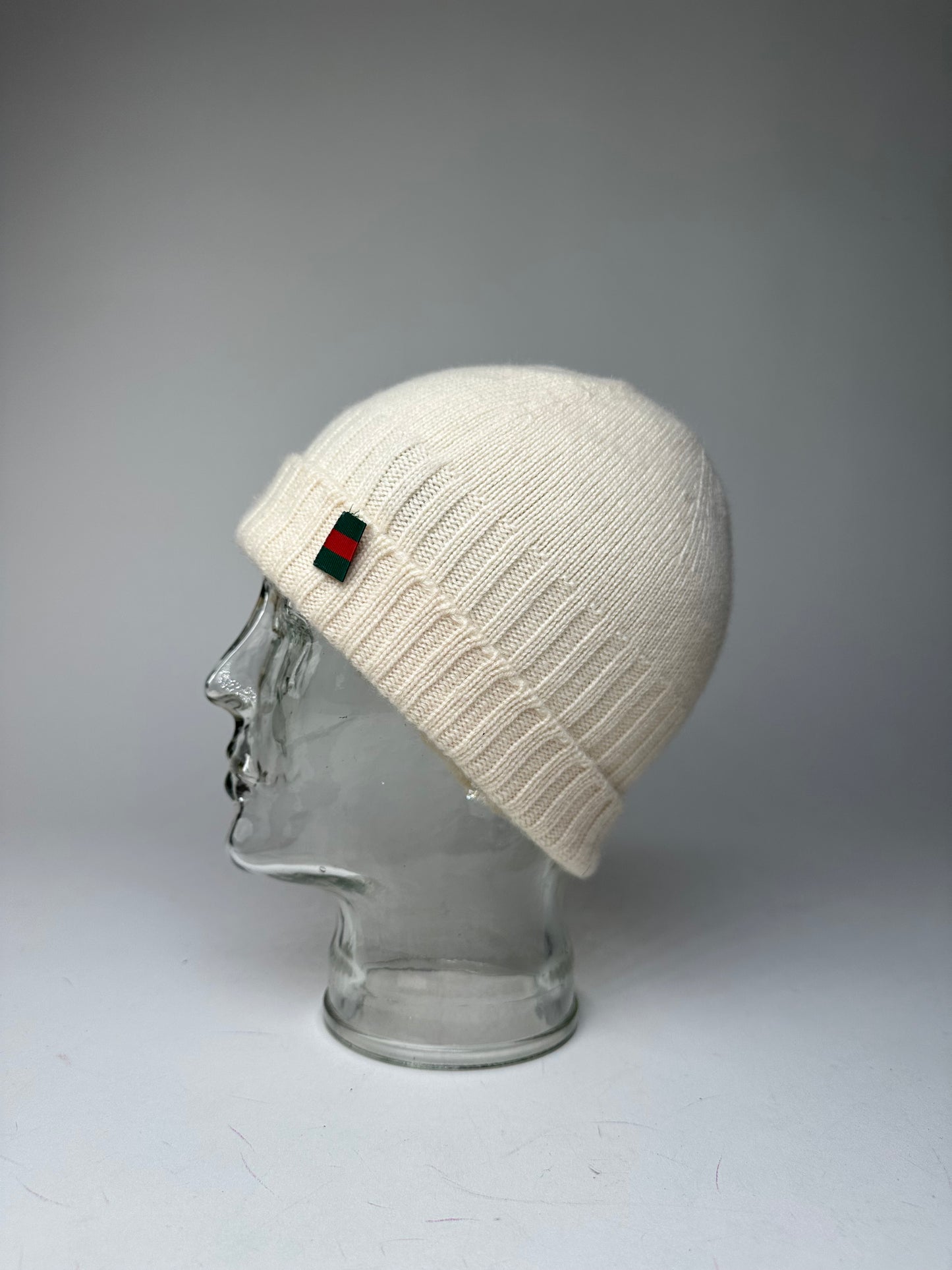 Vintage Gucci Cashmere Beanie M Cream